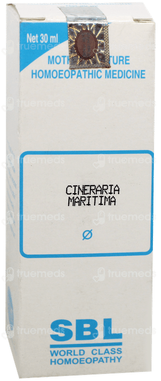 Sbl Cineraria Maritima Mother Tincture 30 Ml